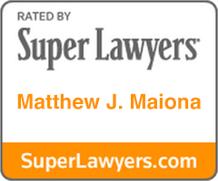 Rated by Super Lawyers - Mathew J. Maiona - Badge