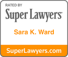 Rated by Super Lawyers - Sara K. Ward - Badge